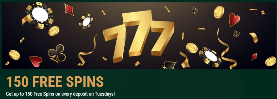 Richard Casino Tuesday free spins bonus Australia 150 spins